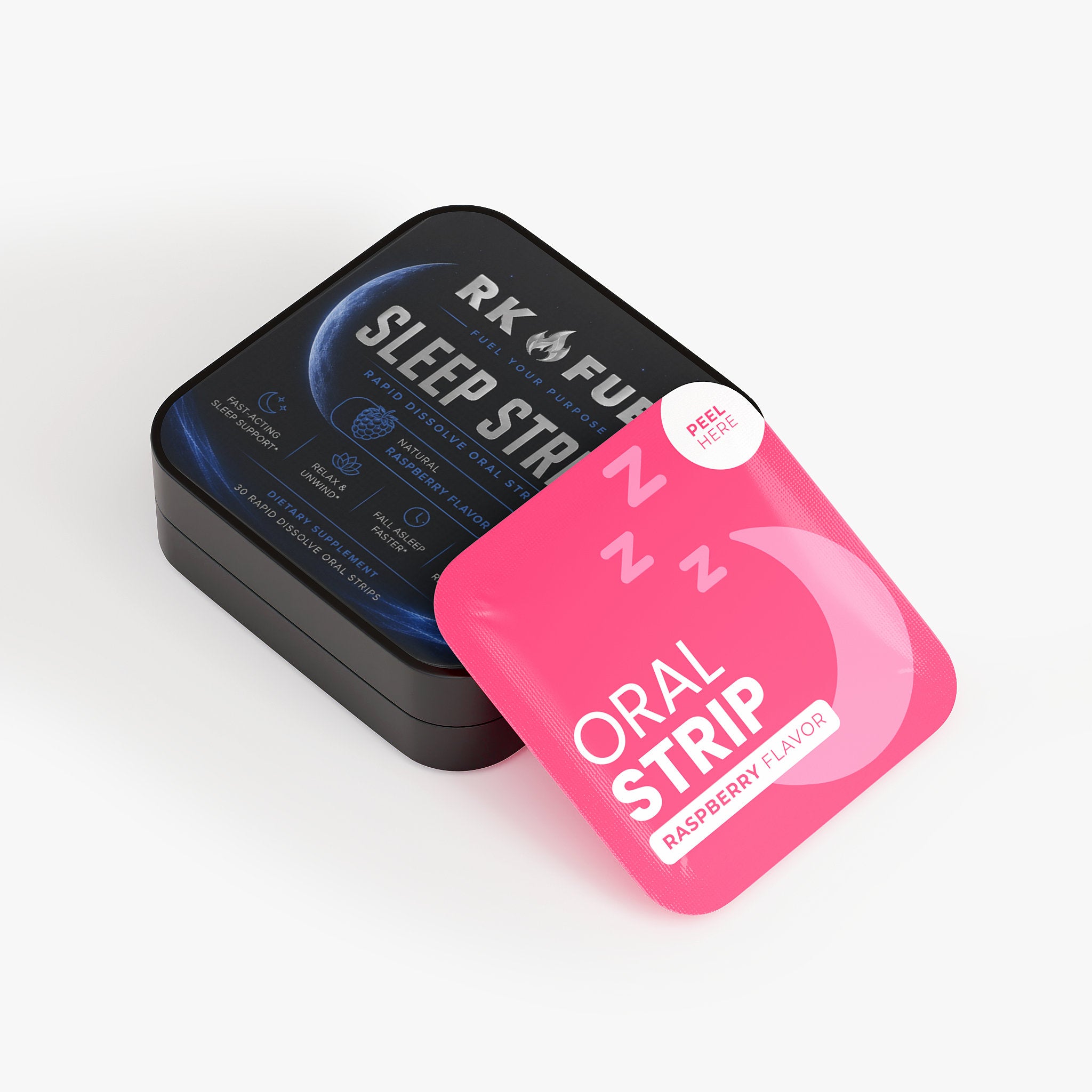 Sleep Strips - Rapid Dissolve - Raspberry Flavor