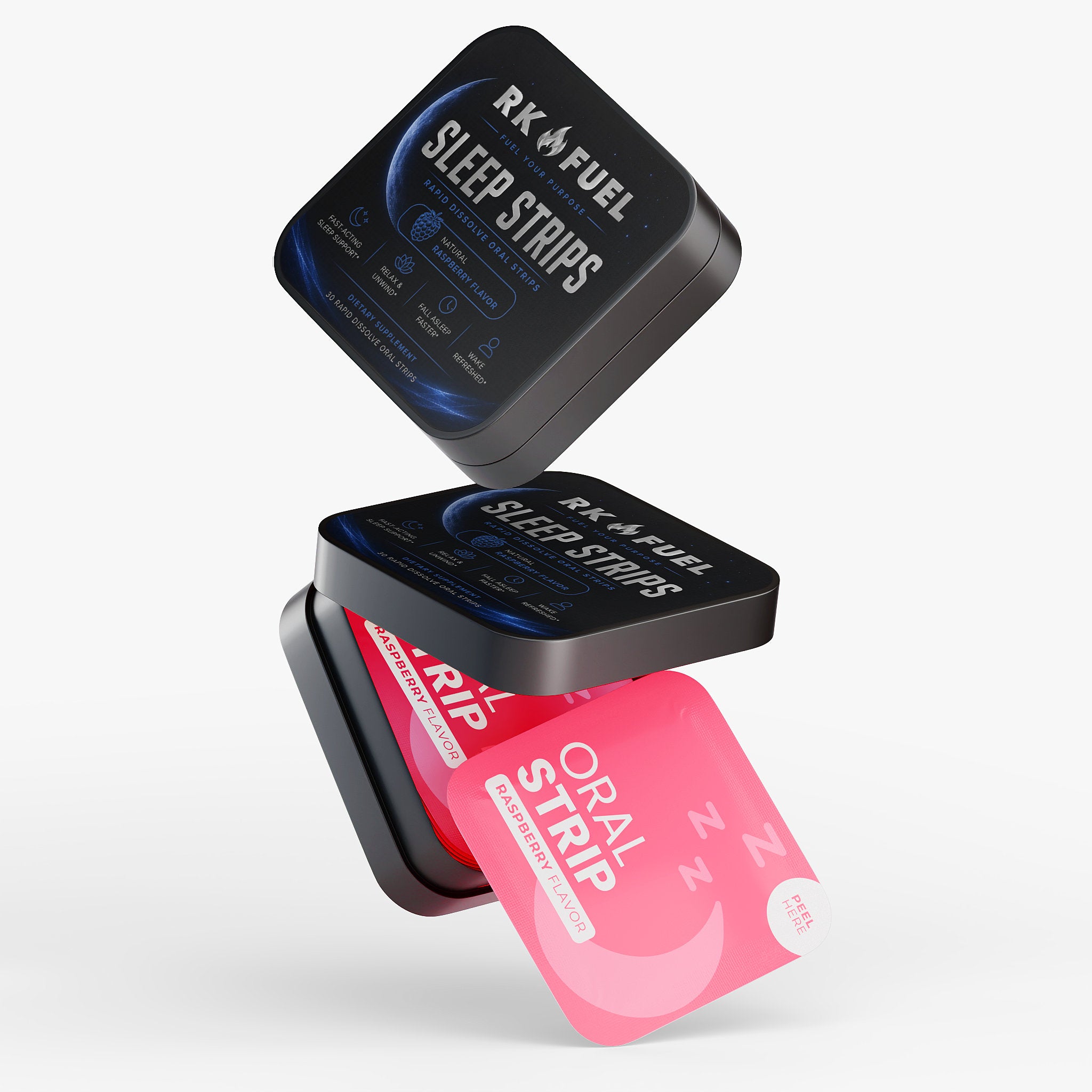 Sleep Strips - Rapid Dissolve - Raspberry Flavor